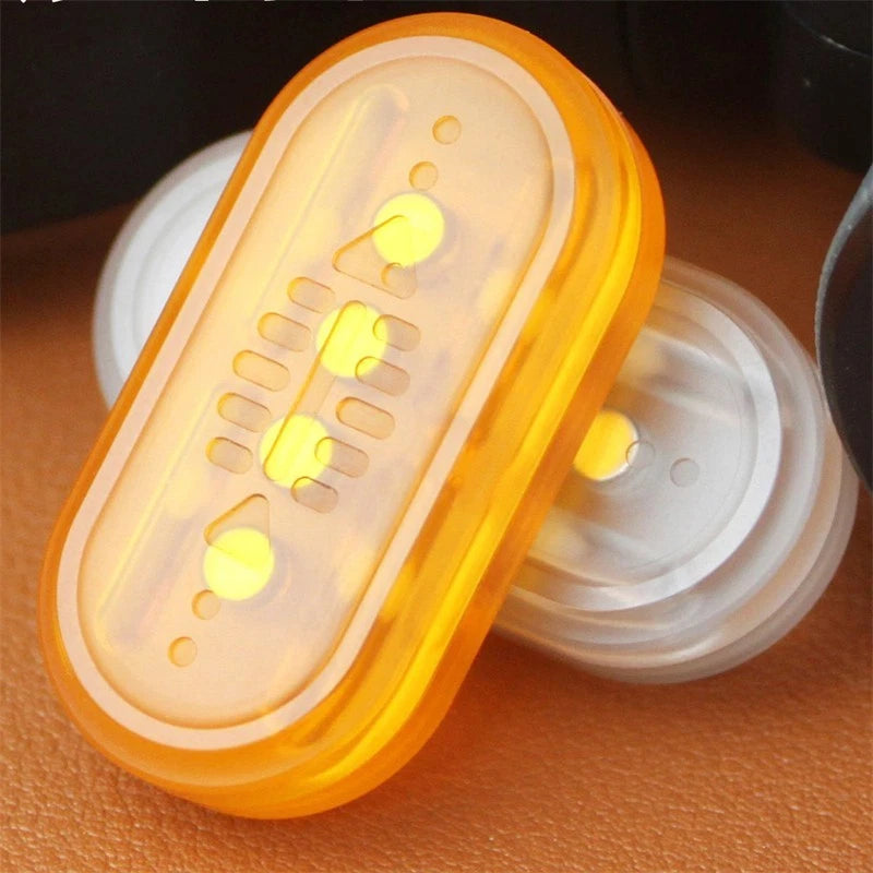 EDC Fidget Slider Novelty Fishbone Stylish and Fun Mechanical Push Fidget Toy 07FC0E-D4 - KOEEK