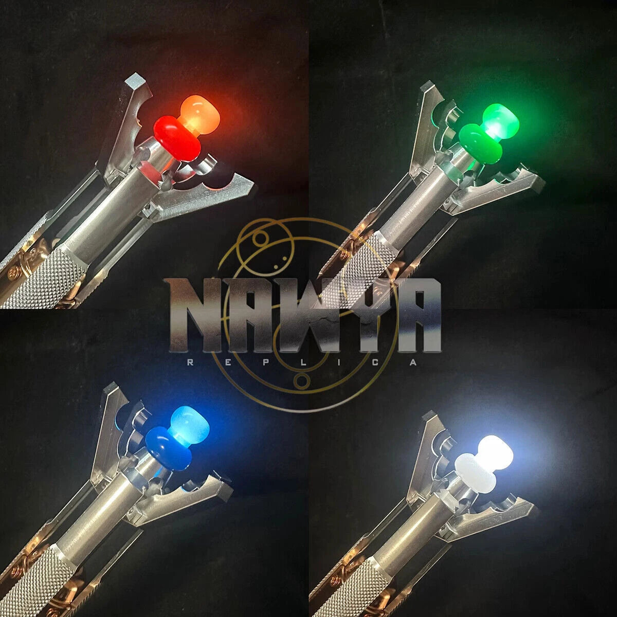 Doctor Who 11th Metal Sonic Screwdriver LED Colorful Light Cosplay Prop Replica 07FC0E-D4 - KOEEK