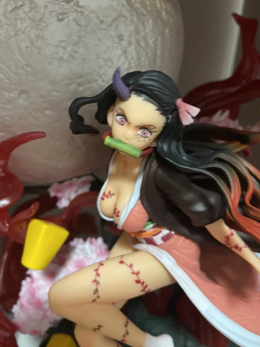 31cm Kamado Nezuko Statue PVC Figure Anime Demon Slayer Collectible Model Gift 07FC0E-D4 - KOEEK