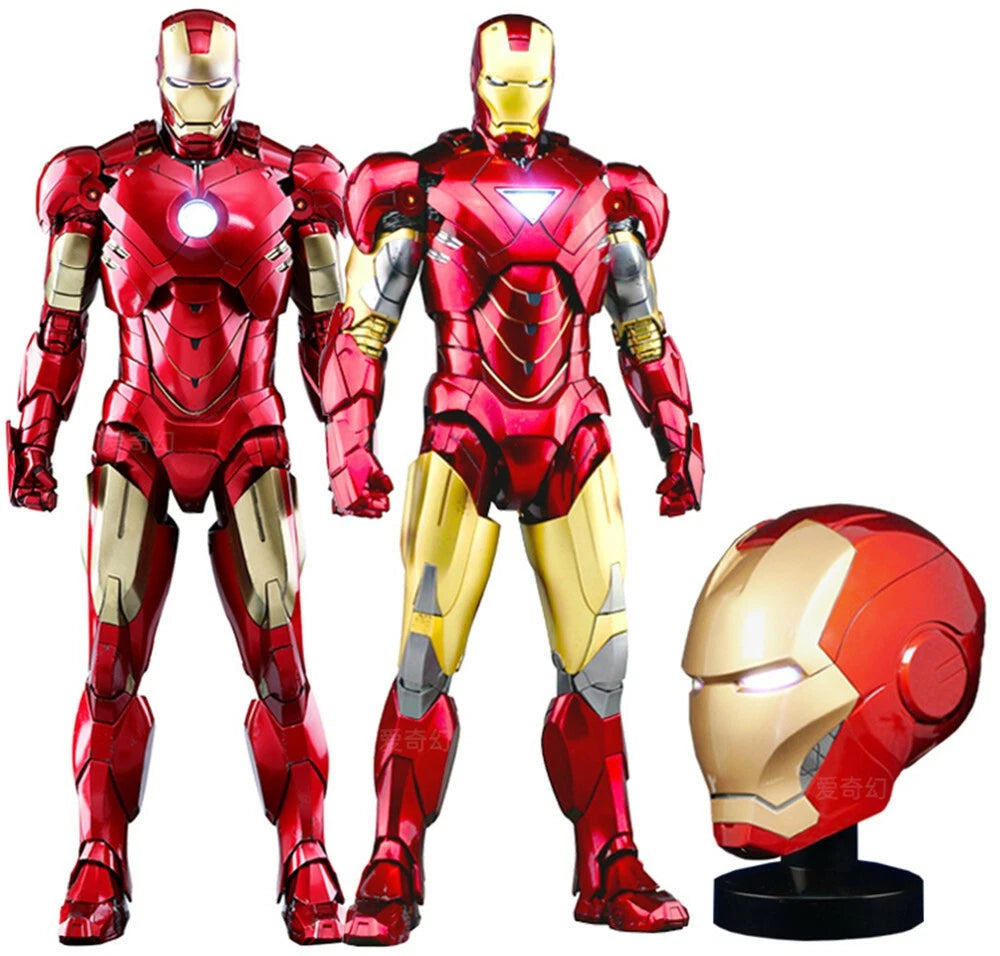 Iron Man Armor COS Wearable Suit EVA White Model Props  Suit Wearable Handmade 07FC0E-D4 - KOEEK