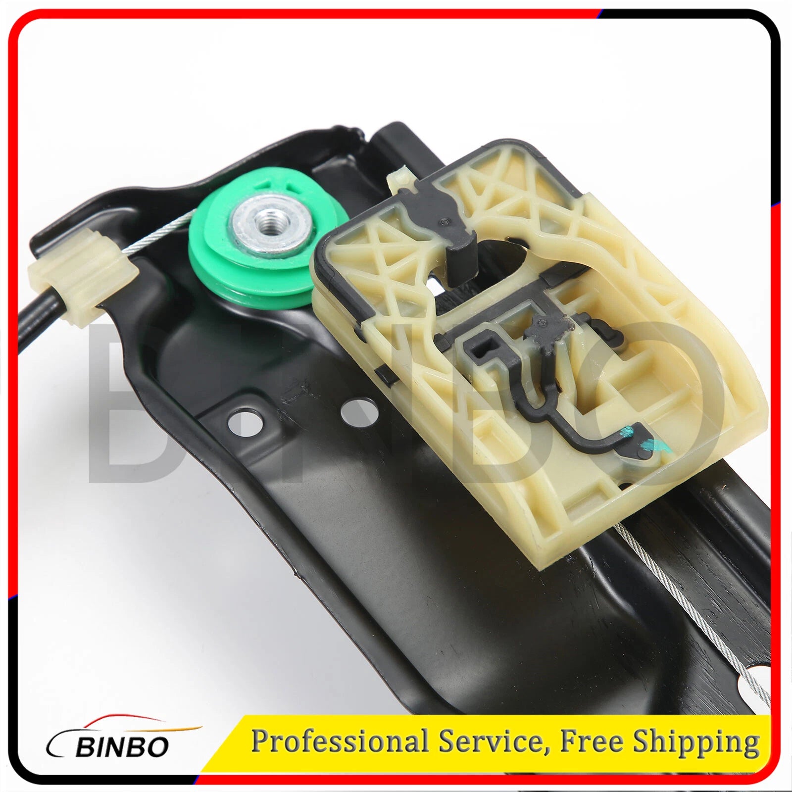 For 12-19 RANGE ROVER EVOQUE FRONT RIGHT PASSENGER SIDE WINDOW REGULATOR MOTOR 07FC0E-D4 - KOEEK