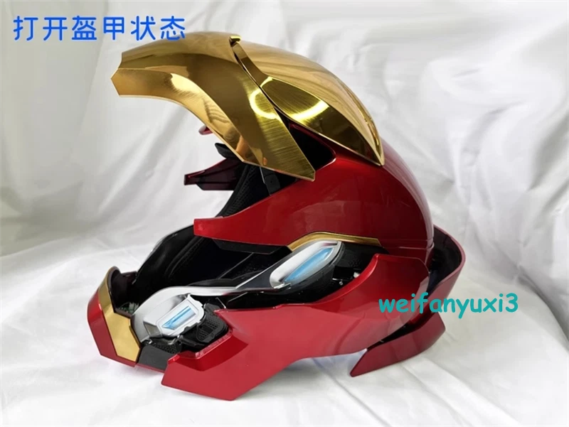 US!!  Iron Man MK50 Helmet 1/1 Wearable Voice Control Deformation Prop Helmet 07FC0E-D4 - KOEEK