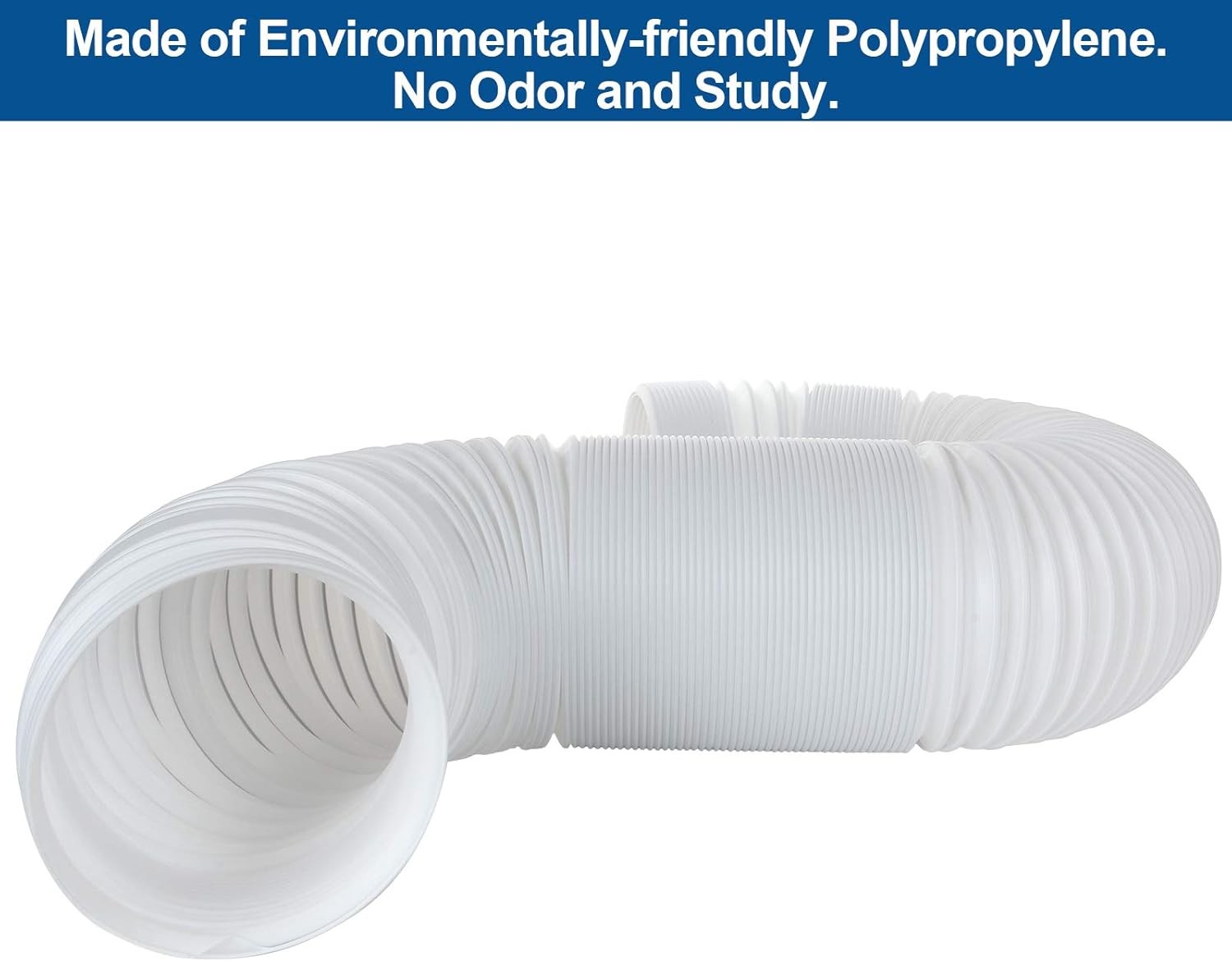 new Portable Air Conditioner Hose 5 Inch Diameter 59" Length, AC Exhaust White 07FC0E-D4 - KOEEK