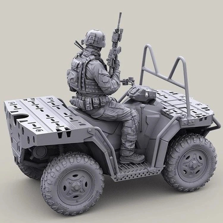 1/35 US Special Forces ATV Rider(No Vehicle Included)2013 GK Resin Model  Kit 07FC0E-D4 - KOEEK
