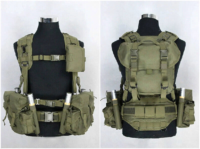 STOCK! Russia Smersh Tactical Combat Chest Gear Vest Rainbow 6 Chest Rigs AK Set 07FC0E-D4 - KOEEK