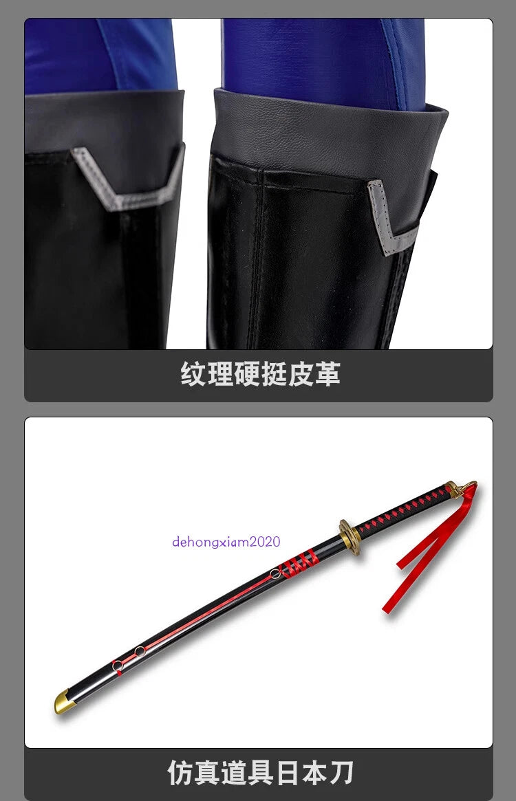 Game Marvel Rivals Psylocke Cosplay Costume Outfit Full Set Dress Suit Halloween 07FC0E-D4 - KOEEK