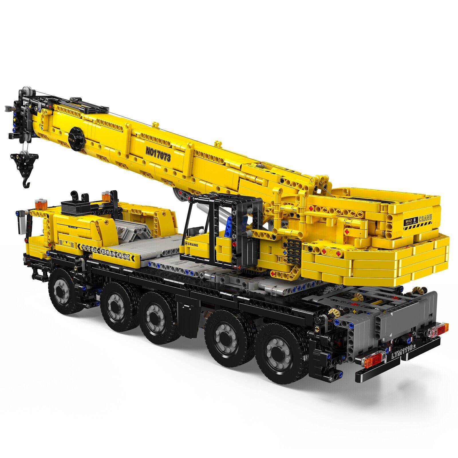 new Mould King 17073 Engineering Crane Yellow Truck Building Block Remote Control MOULD KING - KOEEK