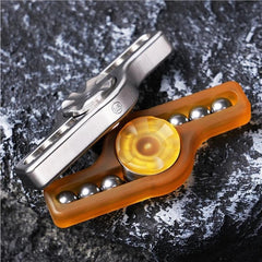 Stainless Steel PEI Fidget Spinner EDC Hand Spinner Finger Toy Stress Relief Toy 07FC0E-D4 - KOEEK
