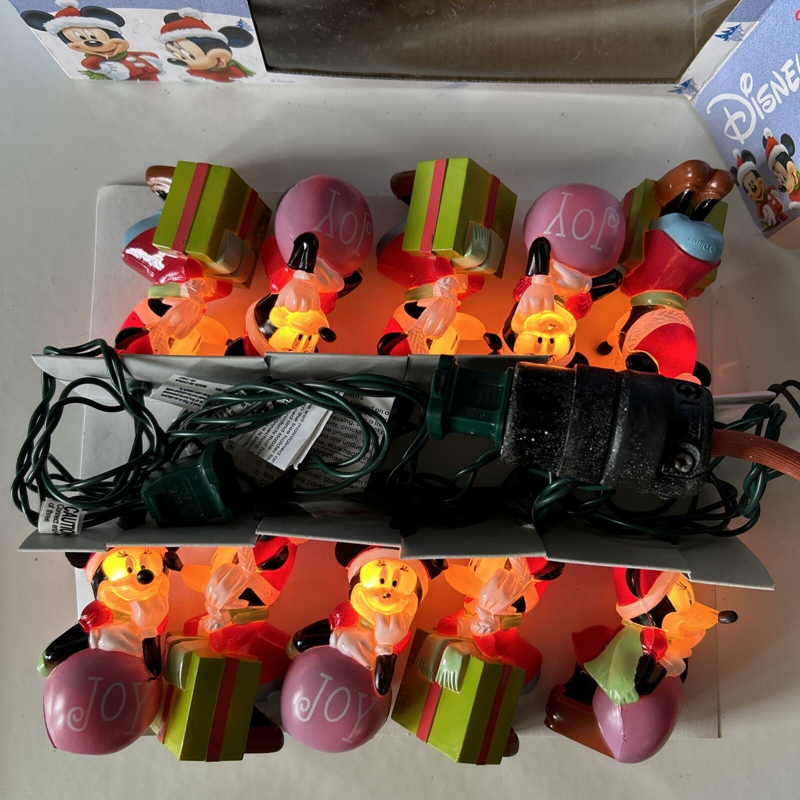 Disney Christmas Mickey Mouse & Minnie Novelty 10 Count Light String Set DISNEY - KOEEK