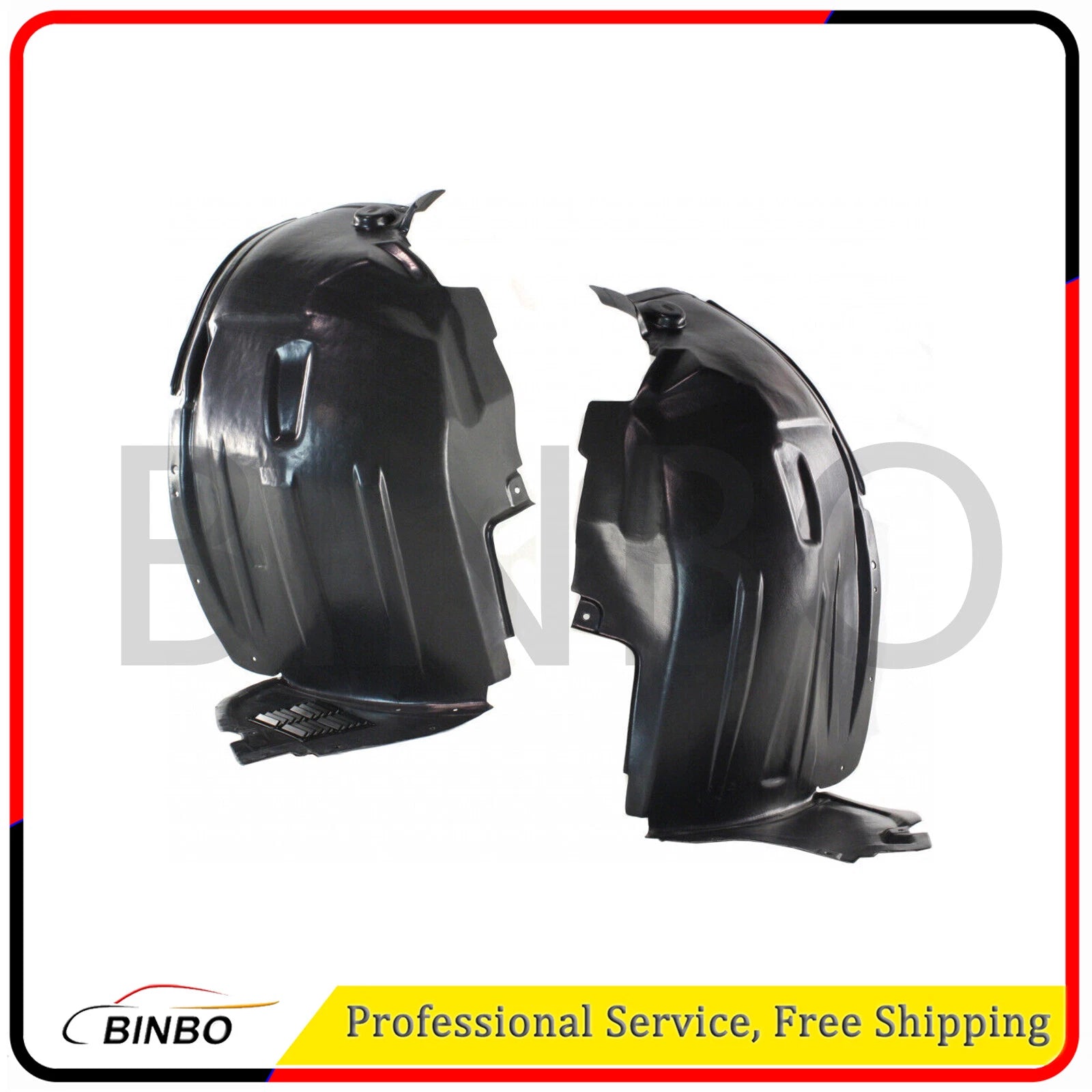 For Mercedes-Benz R63 AMG Splash Guard/Fender 2007 Driver & Passenger Pair Front 07FC0E-D4 - KOEEK