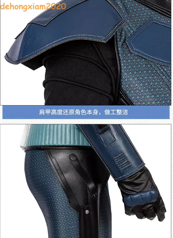 Star Wars Mandalorian Cara Dune Halloween Cosplay Costume Outfit Uniform Suit 07FC0E-D4 - KOEEK
