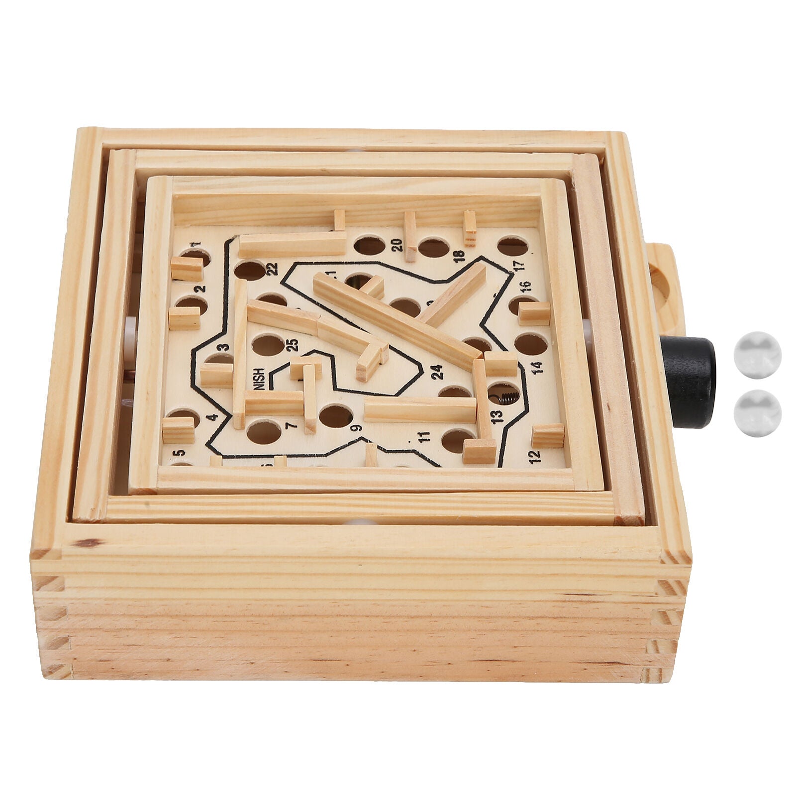 new Wooden Maze Puzzle Toy Balances Board Table Maze Game Prevent Dementia For E HPT koeek - KOEEK