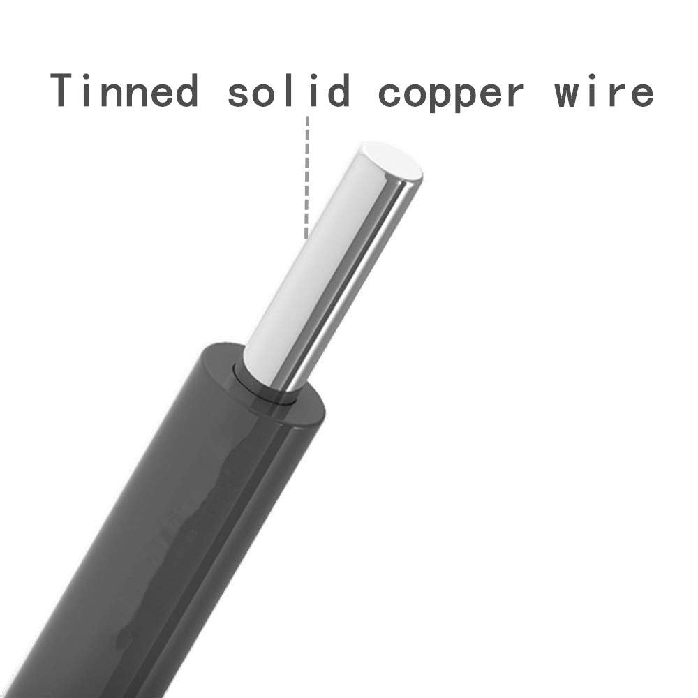new 18 awg 18 AWG Solid Wire Kit 20ft, Red, black, yellow, white, green, blue