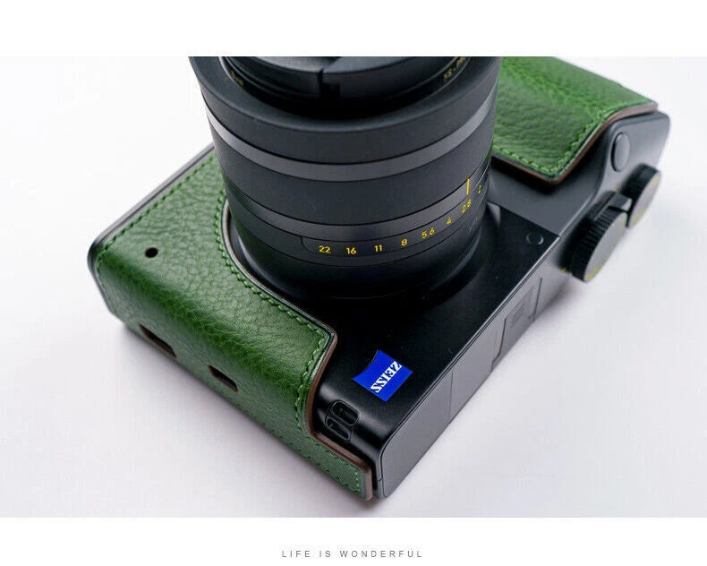 Half Case For ZEISS ZX1  Leather Insert Camera Cover Kontice  Handmade KONTICE - KOEEK