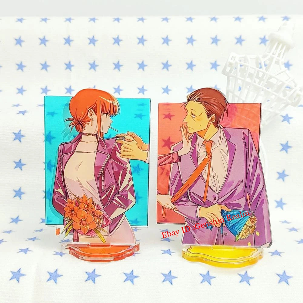 2Pcs/Set Smoking Behind the Supermarket with You Acrylic Desktop Stand Decor 07FC0E-D4 - KOEEK