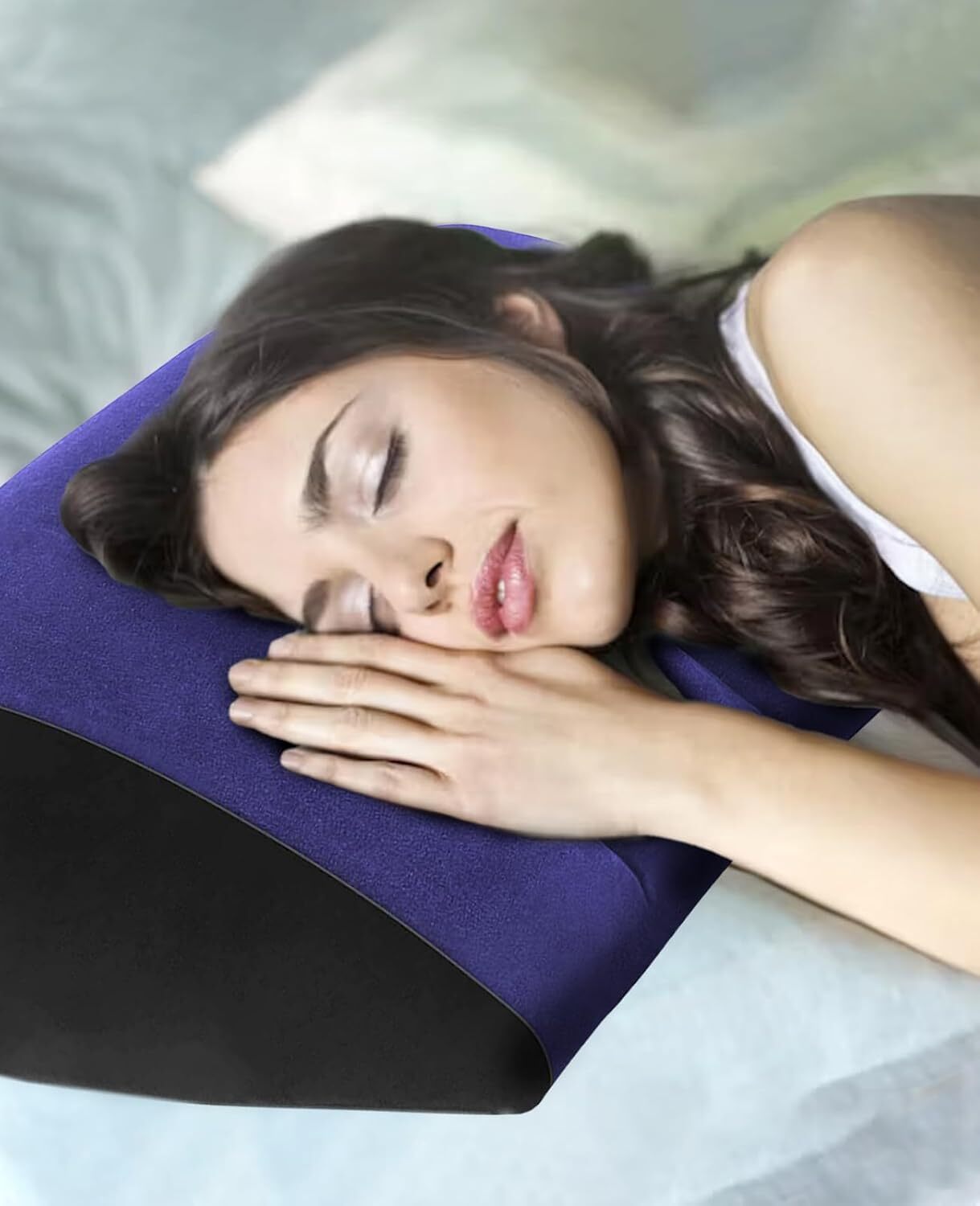 new Portable Wedge Pillow Inflatable Cushion - Body Positioners for Legs and Blue 07FC0E-D4 - KOEEK