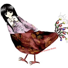 Anime Touhou Project Animal Series Houraisan Kaguya Chicken Plush Doll Toy Gift 07FC0E-D4 - KOEEK