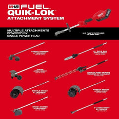 nyt Milwaukee Tool 49-16-2741 23 In. Børstetilbehør til M18 Fuel Quik-Lok