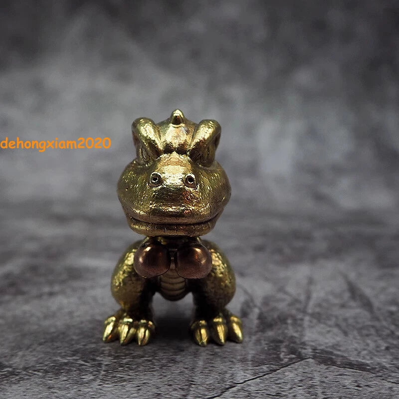Anime Little Dinosaur Gon Brass Figure Mini Handmade Ornaments Toy Gift 07FC0E-D4 - KOEEK