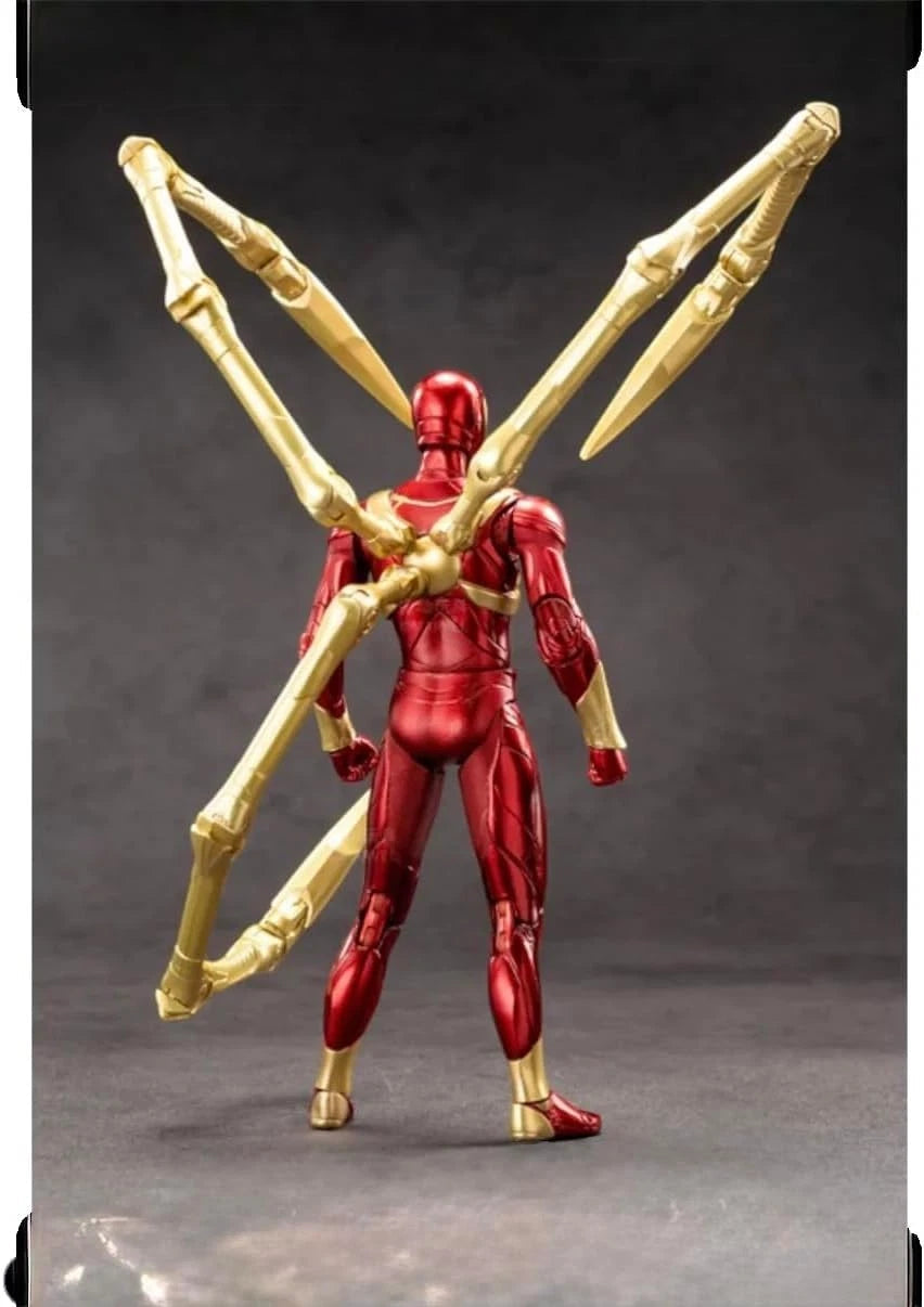 ZD Toys Marvel Spider-Man 7 Inch Iron Spider Armor 1/10 Scale Action Figure 07FC0E-D4 - KOEEK