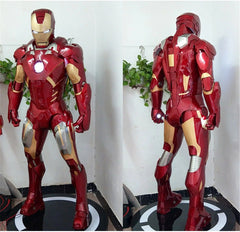 Iron Man Armor COS Wearable Suit EVA White Model Props  Suit Wearable Handmade 07FC0E-D4 - KOEEK