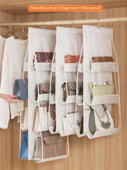 2-piece hanging storage bag Dimensions: 45.7 L x 14.1 W (2 light gray) 07FC0E-D4 - KOEEK