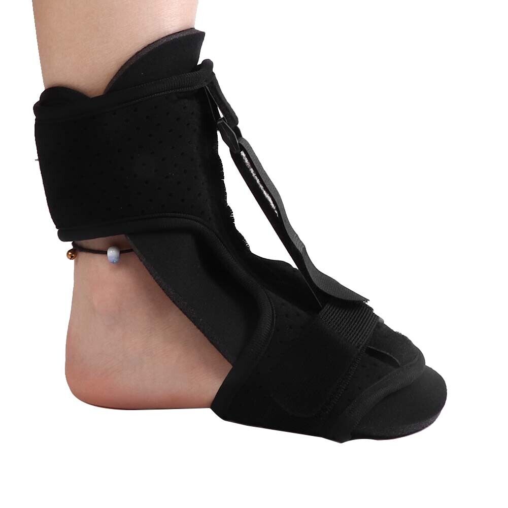 new Foot Drop Orthotic Brace Plantar Fasciitis Traction Strap Night Splint Care HGF koeek - KOEEK