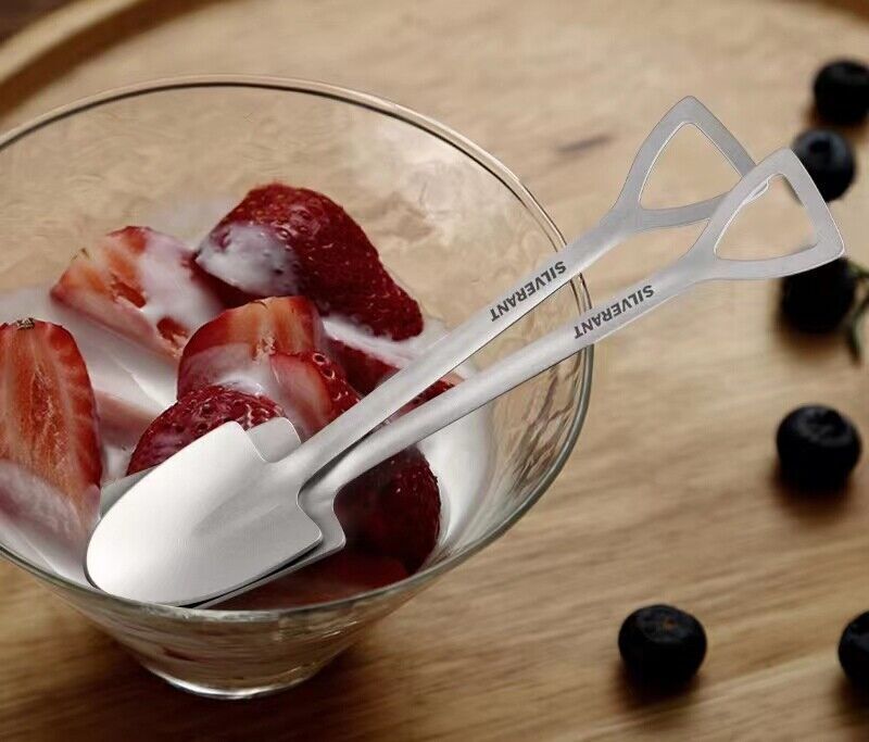 Pure Titanium Shovel Shape Spoon Lightweight Dessert Coffee Spoon Portable EDC 07FC0E-D4 - KOEEK