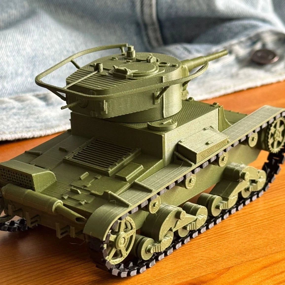 1:35Soviet T-26 Light Tank Assembled ModelStatic Military Vehicle DesktopOrnamen 07FC0E-D4 - KOEEK