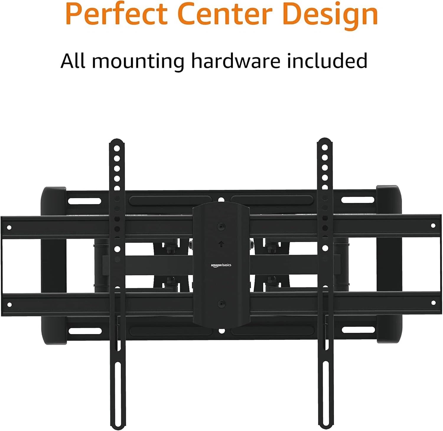Heavy Duty Double Arm Full Motion Articulating TV Stand, Black 07FC0E-D4 - KOEEK