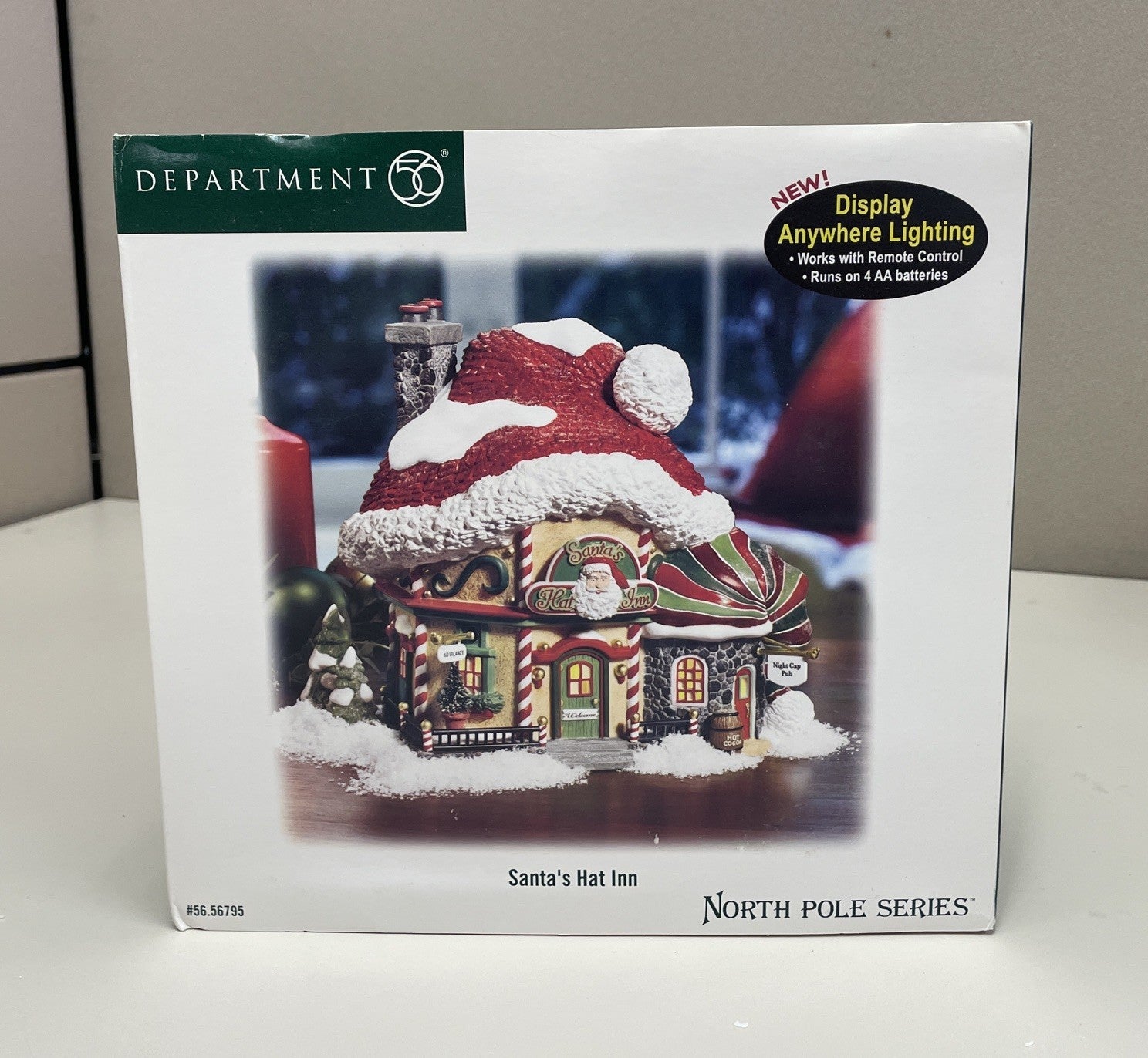 Department 56 56795 Santa’s Hat Inn Christmas Lighted House DEPARTMENT 56 - KOEEK