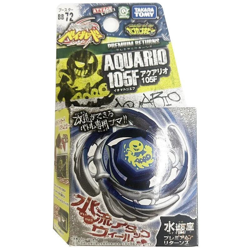 TAKARA TOMY Aquario 105F Metal Master Beyblade BB72 Fusion FuryBooster TAKARA - KOEEK