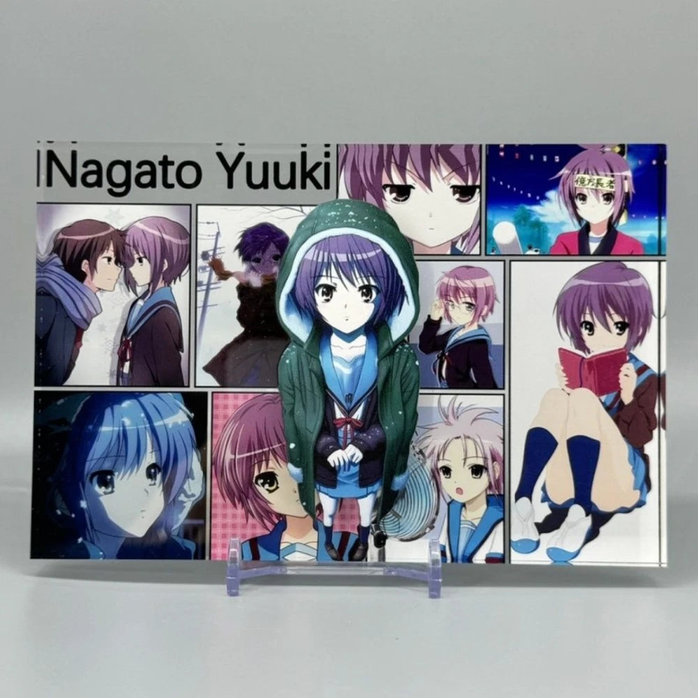Anime Suzumiya Haruhi No Yuuutsu Nagato Yuki Acrylic Brick Decor Collection Gift 07FC0E-D4 - KOEEK