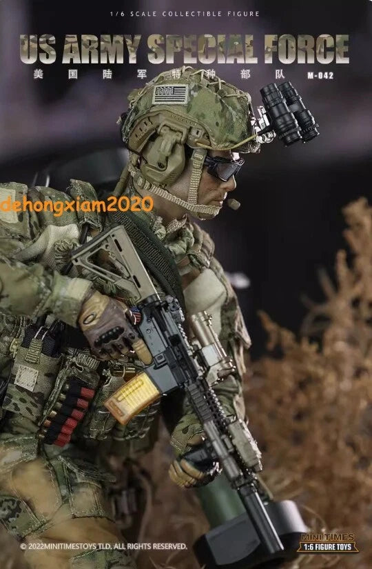1/6 Mini Times Scale US Army Special Forces 12" Action Figure & Accessories M042 07FC0E-D4 - KOEEK