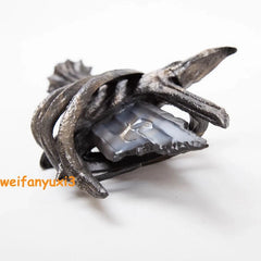 1/1 Lord Of The Rings Sauron's Broken Sword Metal Model Ornament Replica Props 07FC0E-D4 - KOEEK