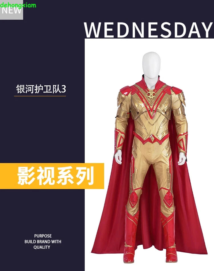 Guardians Of The Galaxy Vol 3 Adam Warlock Cosplay Halloween Costume Shoes Armor 07FC0E-D4 - KOEEK