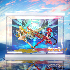 GSC Max Factory Xenoblade 2 Homura Hikari 1/7 Figure Customized Display Case 07FC0E-D4 - KOEEK