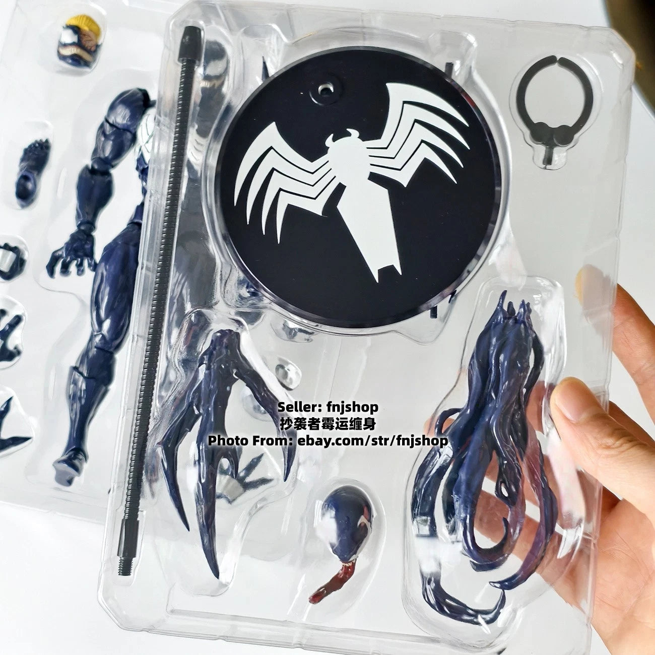 Mess Toys Lethal Neighbor Venom Symbiote Spider-Man 1/12 Action Figure US STOCK MESS_TOYS - KOEEK