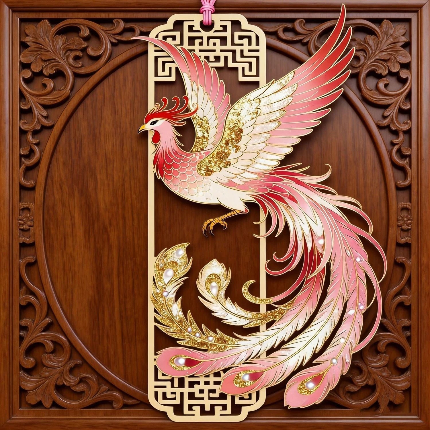 Phoenix Bookmark Creative Metal Gift Hollow Design for Friends Teachers 07FC0E-D4 - KOEEK