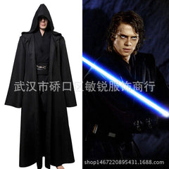 Star Wars Obi-Wan Kenobi Cosplay Costume Outfits Jedi Knight Uniform Full Set 07FC0E-D4 - KOEEK