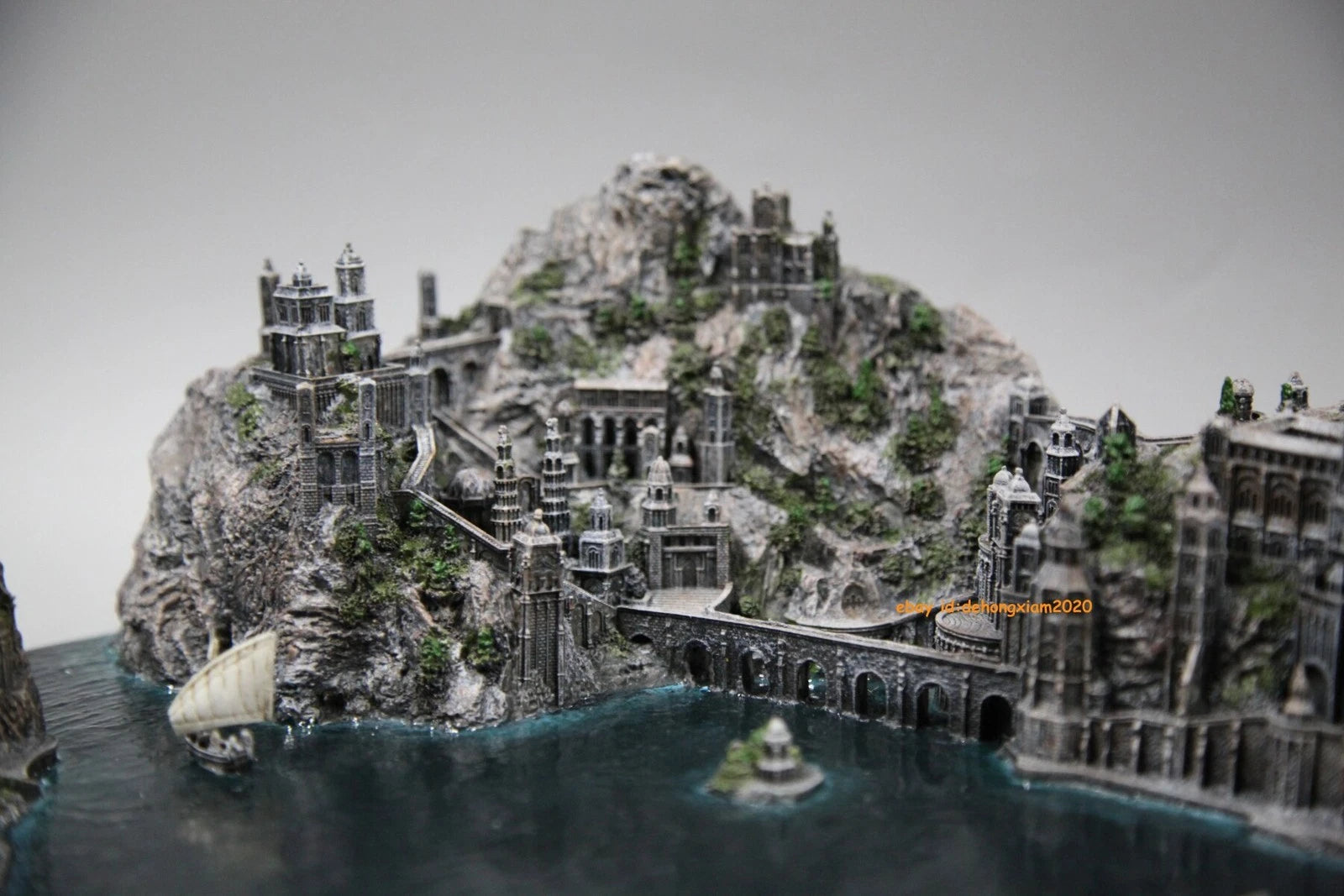 The Lord of the Rings The Hobbit Grey Havens Scene Display Resin Statue Model 07FC0E-D4 - KOEEK