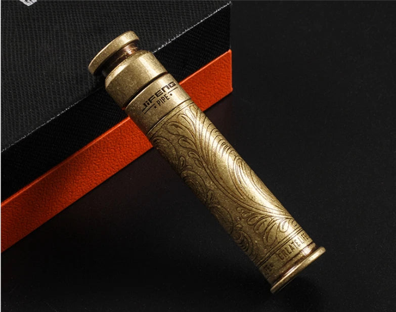 Creative Pure Brass Tobacco Pipe Tamper Cigar Needle Pipe Cleaning EDC Tool Gift 07FC0E-D4 - KOEEK
