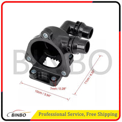 11517572859 Engine Coolant Thermostat for BMW 1 3 5 Series X1 X3 Z4 E81 E90 E60 07FC0E-D4 - KOEEK