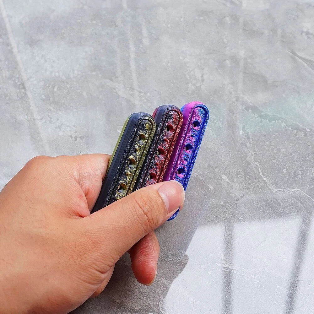 Fidget Slider Push Fried Stick PPB Desk Toy Adult Decompression Metal EDC Gifts 07FC0E-D4 - KOEEK