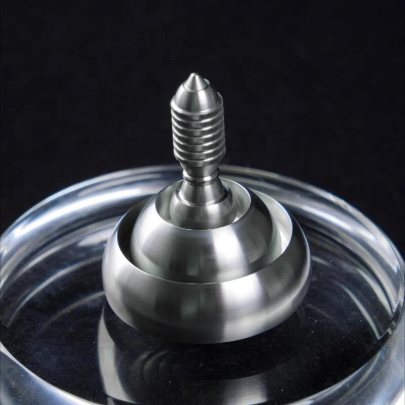 EDC Stainless Steel Spinning Top Hand Twisting Fidget Roler Spinner Toy Gift 07FC0E-D4 - KOEEK