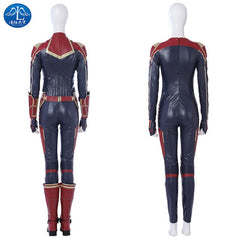 Marvel Costume Leather Captain Cosplay Marvel Carol Danvers  Halloween Outfits 07FC0E-D4 - KOEEK