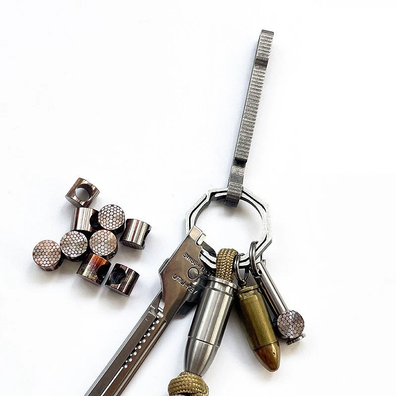 Superconductor Knife Lanyard Bead Paracord Necklace Pendant Bracelet Bead EDC 07FC0E-D4 - KOEEK