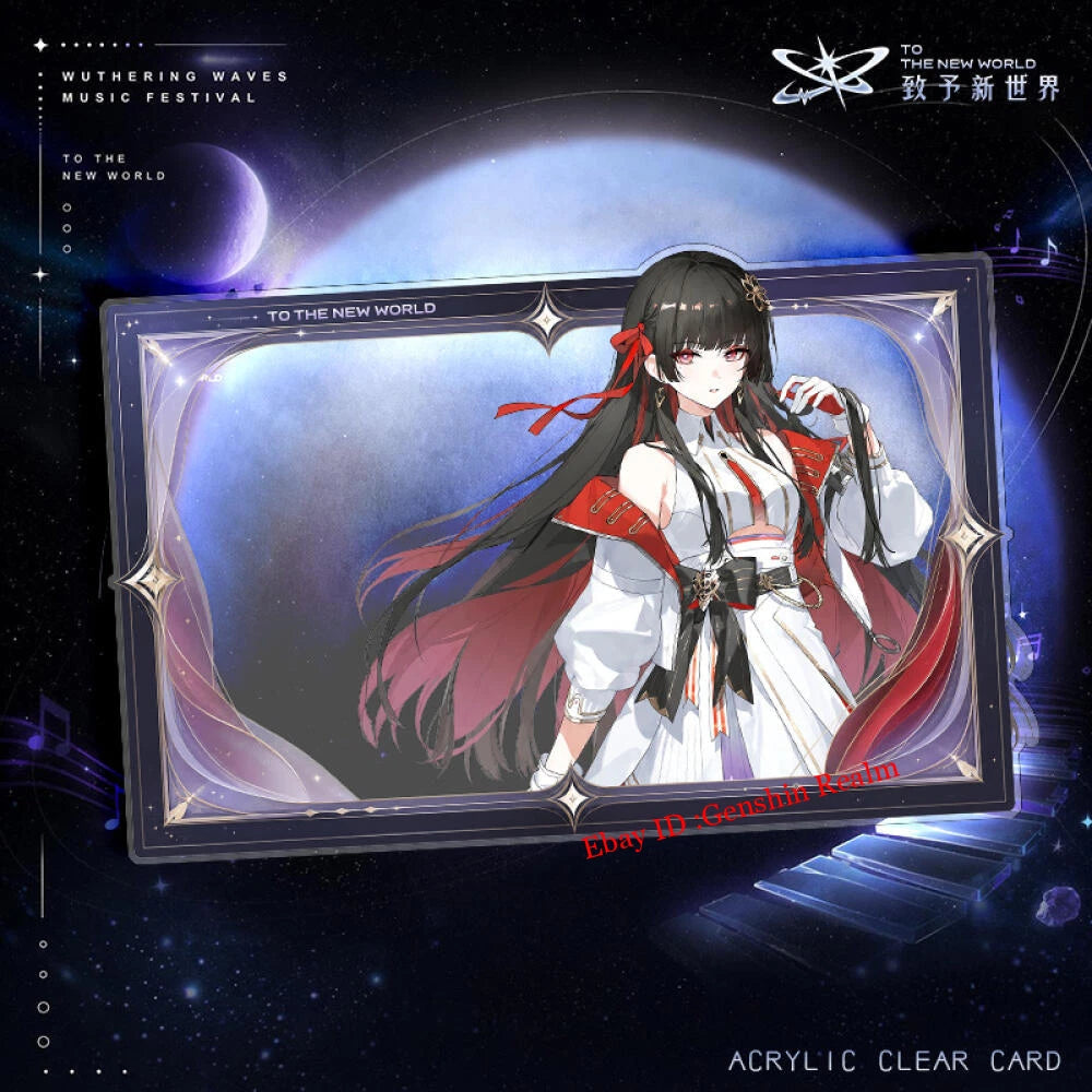 8Pcs/Set Anime Wuthering Waves Photo Prop Transparent Card Decor Collection Gift 07FC0E-D4 - KOEEK