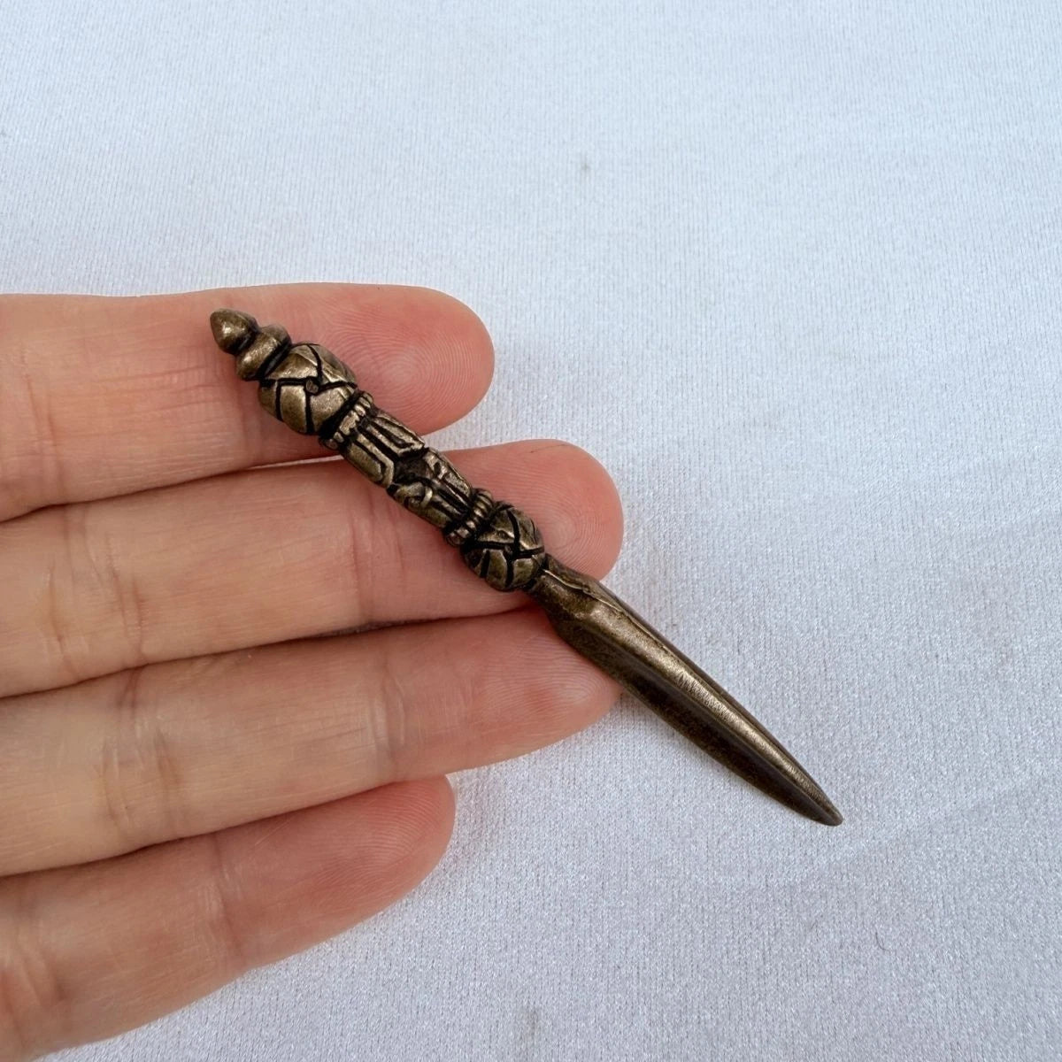 2.5"Tibetan Copper Diamond Pendant Accessory Buddhism Blessing Amulet Collection 07FC0E-D4 - KOEEK