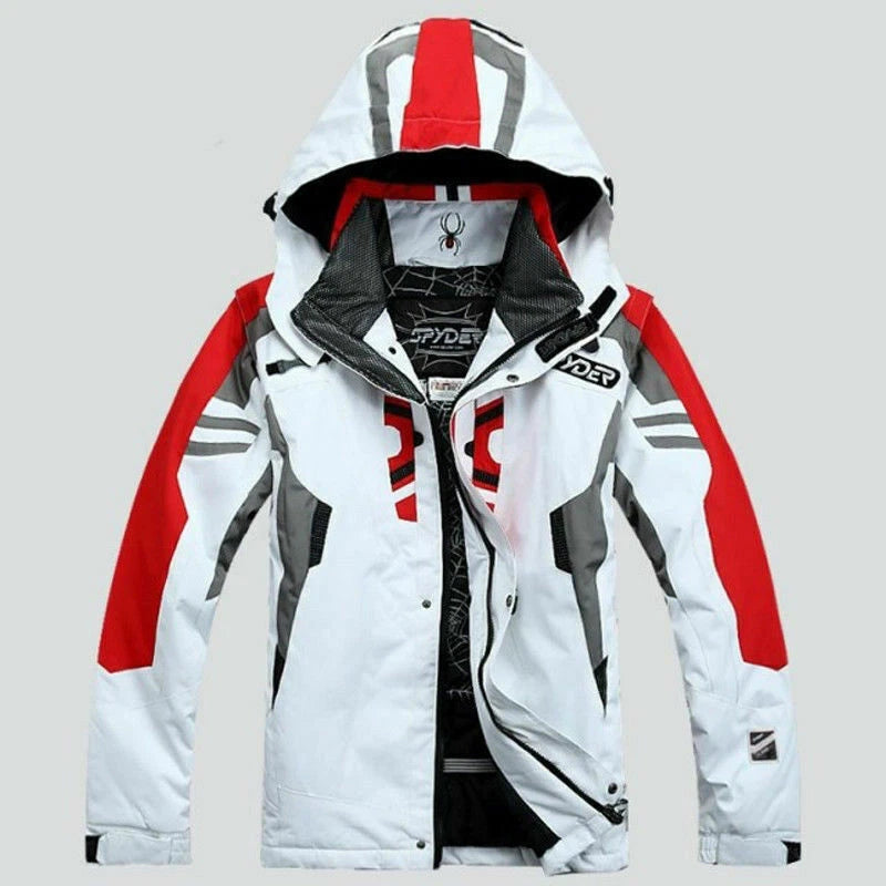 Men's Winter Ski Suit Jacket Waterproof Snowboard Snowsuits Pants Set 07FC0E-D4 - KOEEK